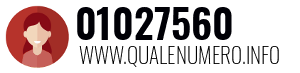 Numero di telefono 01027560 01027560
