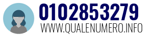Numero di telefono 0102853279 0102853279