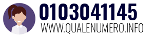 Numero di telefono 0103041145 0103041145