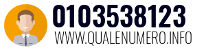 Numero di telefono 0103538123 0103538123