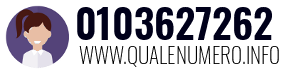 Numero di telefono 0103627262 0103627262
