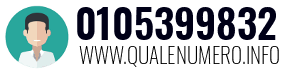 Numero di telefono 0105399832 0105399832