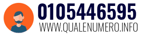 Numero di telefono 0105446595 0105446595