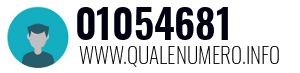 Numero di telefono 01054681 01054681