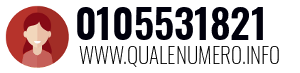 Numero di telefono 0105531821 0105531821