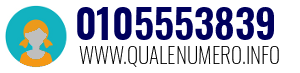 Numero di telefono 0105553839 0105553839