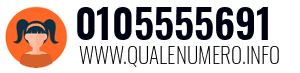 Numero di telefono 0105555691 0105555691