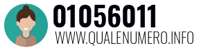 Numero di telefono 01056011 01056011