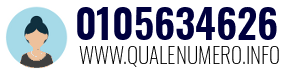 Numero di telefono 0105634626 0105634626