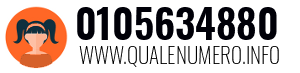 Numero di telefono 0105634880 0105634880