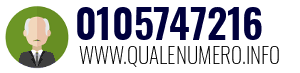 Numero di telefono 0105747216 0105747216