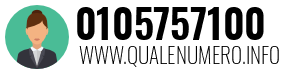 Numero di telefono 0105757100 0105757100