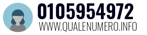 Numero di telefono 0105954972 0105954972