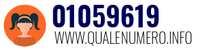 Numero di telefono 01059619 01059619
