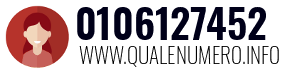 Numero di telefono 0106127452 0106127452