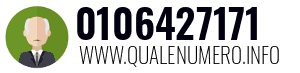 Numero di telefono 0106427171 0106427171