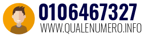 Numero di telefono 0106467327 0106467327