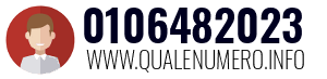 Numero di telefono 0106482023 0106482023
