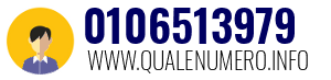 Numero di telefono 0106513979 0106513979