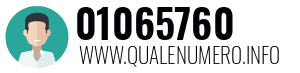 Numero di telefono 01065760 01065760