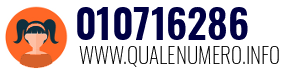Numero di telefono 010716286 010716286