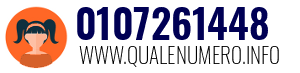 Numero di telefono 0107261448 0107261448