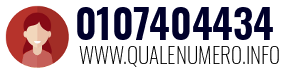 Numero di telefono 0107404434 0107404434