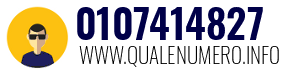Numero di telefono 0107414827 0107414827
