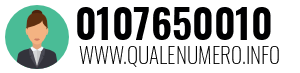 Numero di telefono 0107650010 0107650010