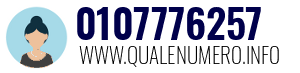 Numero di telefono 0107776257 0107776257