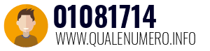 Numero di telefono 01081714 01081714