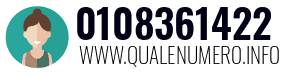 Numero di telefono 0108361422 0108361422