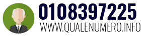Numero di telefono 0108397225 0108397225