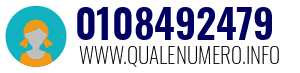 Numero di telefono 0108492479 0108492479