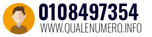 Numero di telefono 0108497354 0108497354