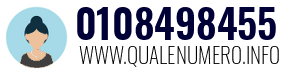 Numero di telefono 0108498455 0108498455
