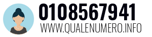 Numero di telefono 0108567941 0108567941