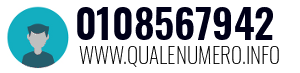 Numero di telefono 0108567942 0108567942