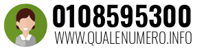 Numero di telefono 0108595300 0108595300