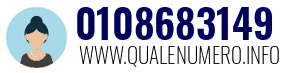 Numero di telefono 0108683149 0108683149