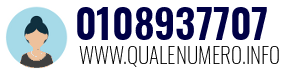 Numero di telefono 0108937707 0108937707