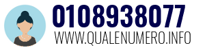 Numero di telefono 0108938077 0108938077