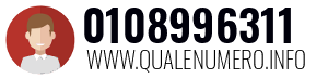 Numero di telefono 0108996311 0108996311