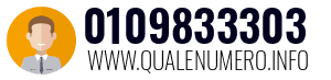 Numero di telefono 0109833303 0109833303