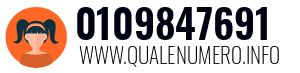 Numero di telefono 0109847691 0109847691