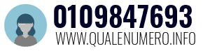 Numero di telefono 0109847693 0109847693