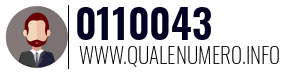 Numero di telefono 0110043 0110043