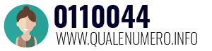 Numero di telefono 0110044 0110044