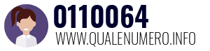 Numero di telefono 0110064 0110064