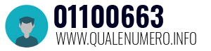 Numero di telefono 01100663 01100663